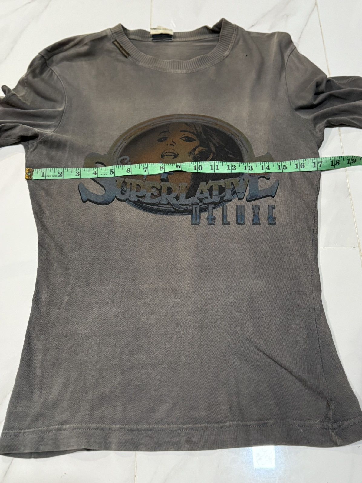 Dolce & Gabbana Vintage D & G Simple Superlative Deluxe Sun Faded LS Tee Size US S / EU 44-46 / 1 - 14 Thumbnail