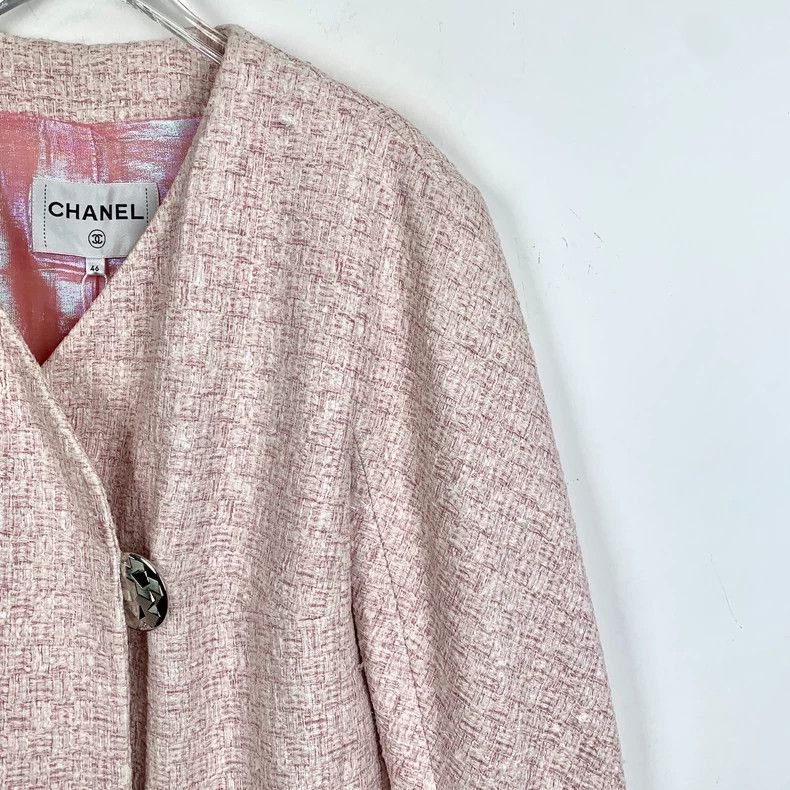 Chanel ChanelPink braided long coat 2503-Nextarrow Size S / US 4 / IT 40 - 3 Thumbnail