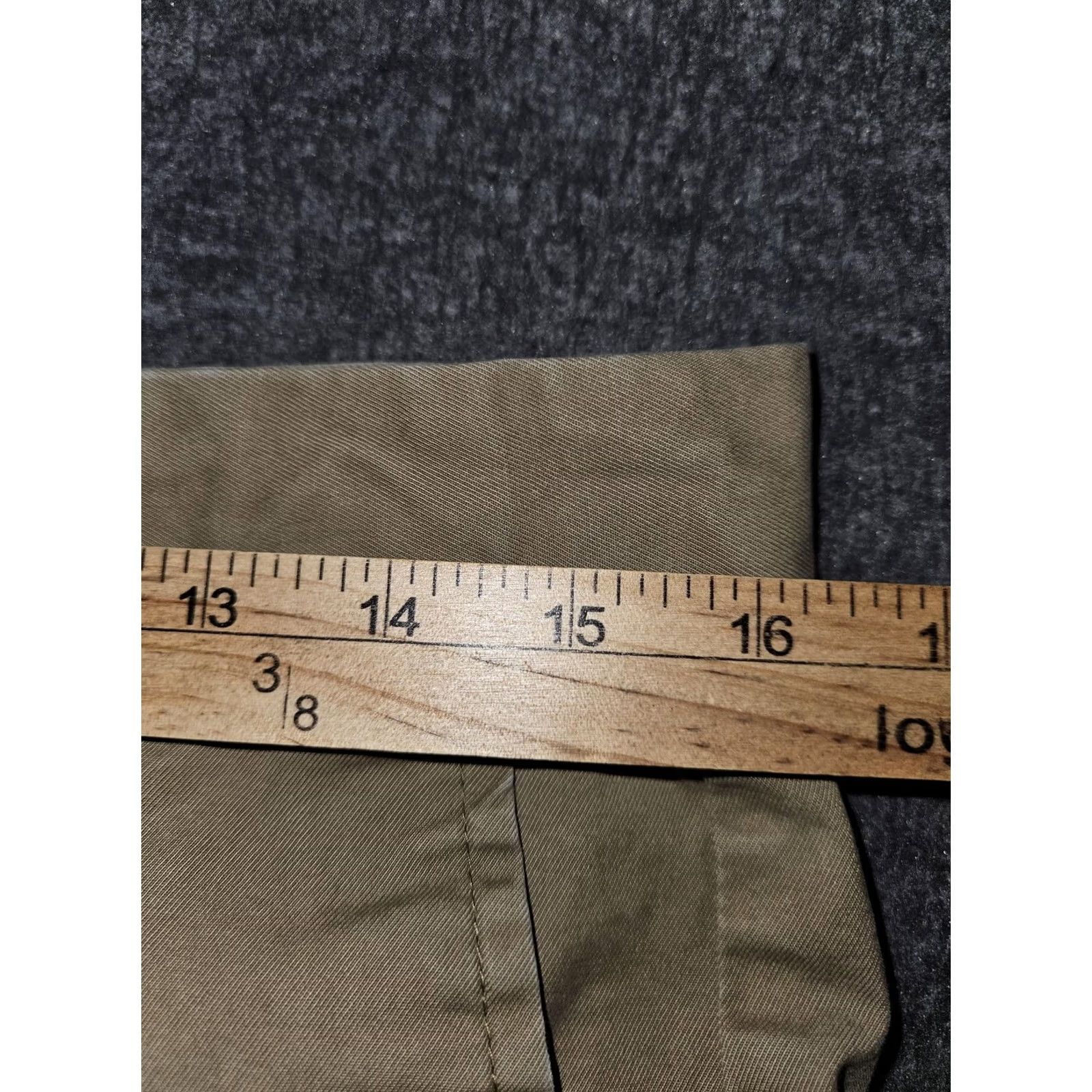 Banana Republic Banana Republic Fulton Skinny Chino Pants Mens 32x32 Beige Slim Stretch Cotton Spandex Business Casual Flat Front Zip Button Pockets Womens Size US 32 / EU 48 - 4 Thumbnail