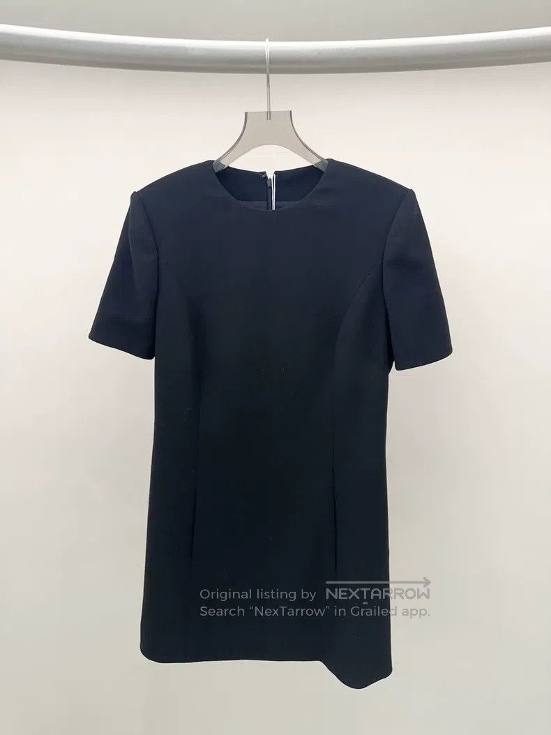 Saint Laurent Paris Saint Laurent Paris Black Short Sleeve Dress Size S / US 4 / IT 40 - 1 Thumbnail