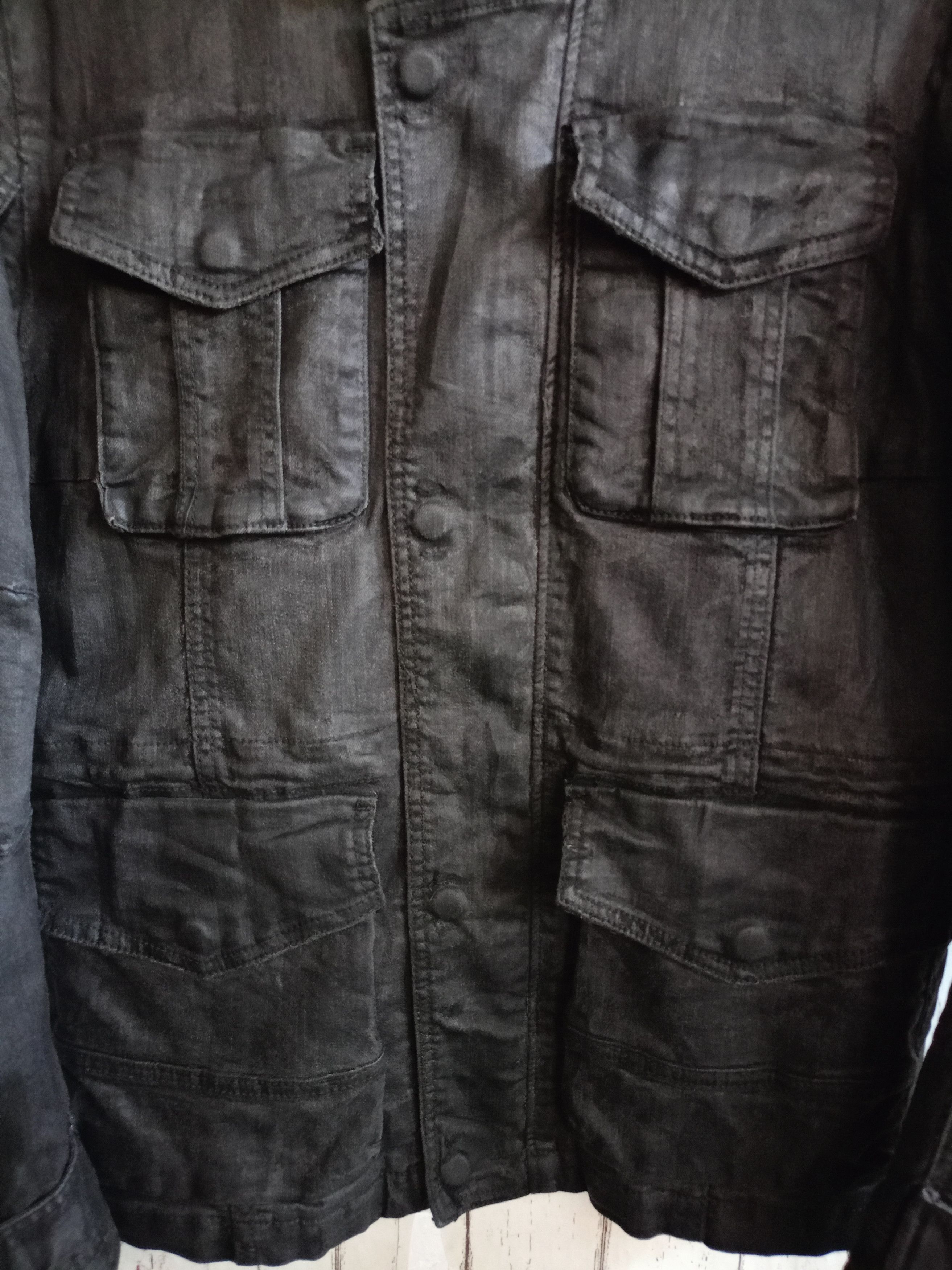 Japanese Brand Buckaroo jeans Waxed Jacket Size US L / EU 52-54 / 3 - 3 Thumbnail
