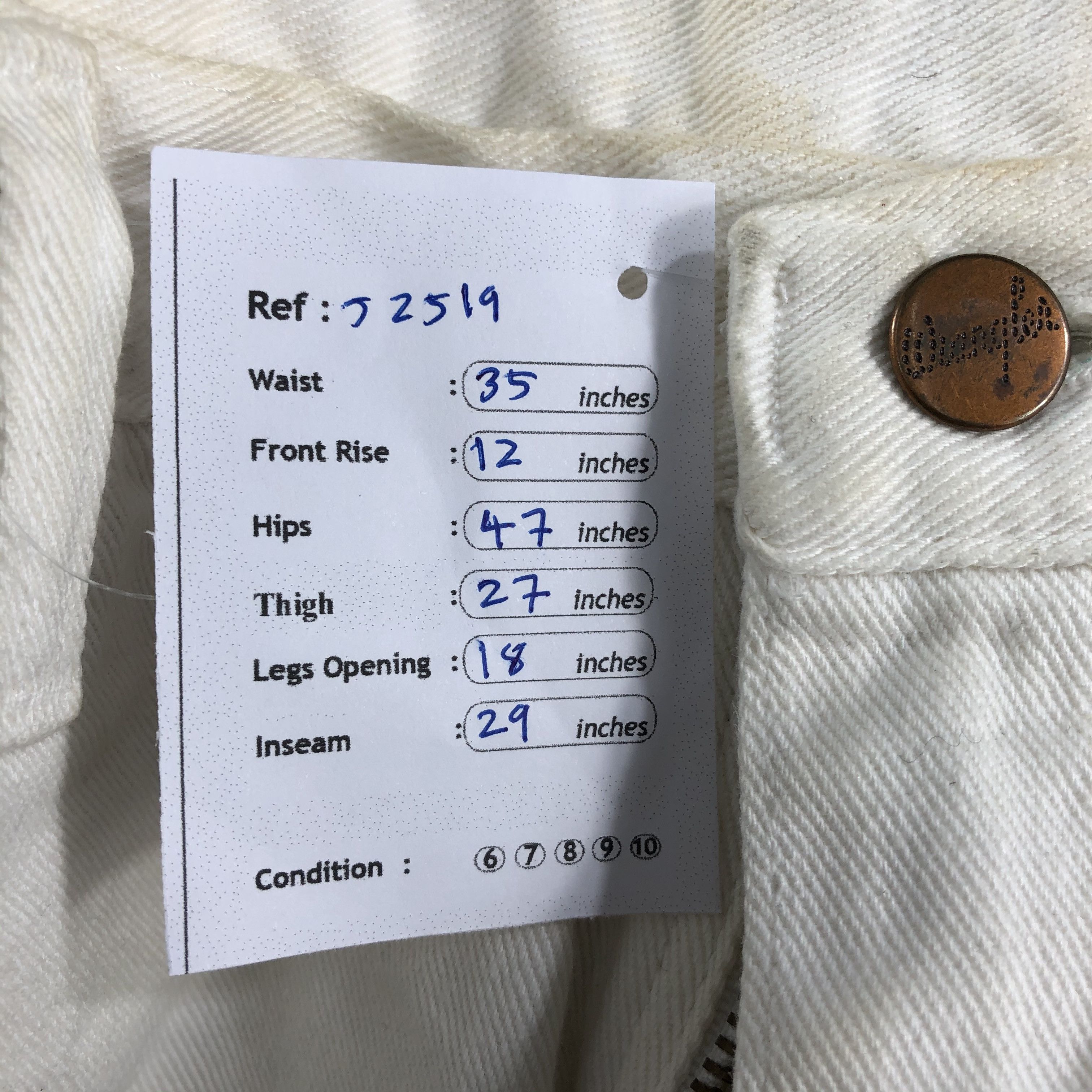 Vintage Vintage Light Wash Wrangler Jeans-J2519 Size US 35 - 12 Thumbnail