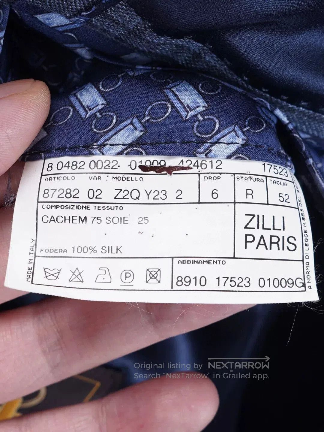 Zilli Casual Blue Plaid Blazer by ZILLI. Size US M / EU 48-50 / 2 - 8 Thumbnail