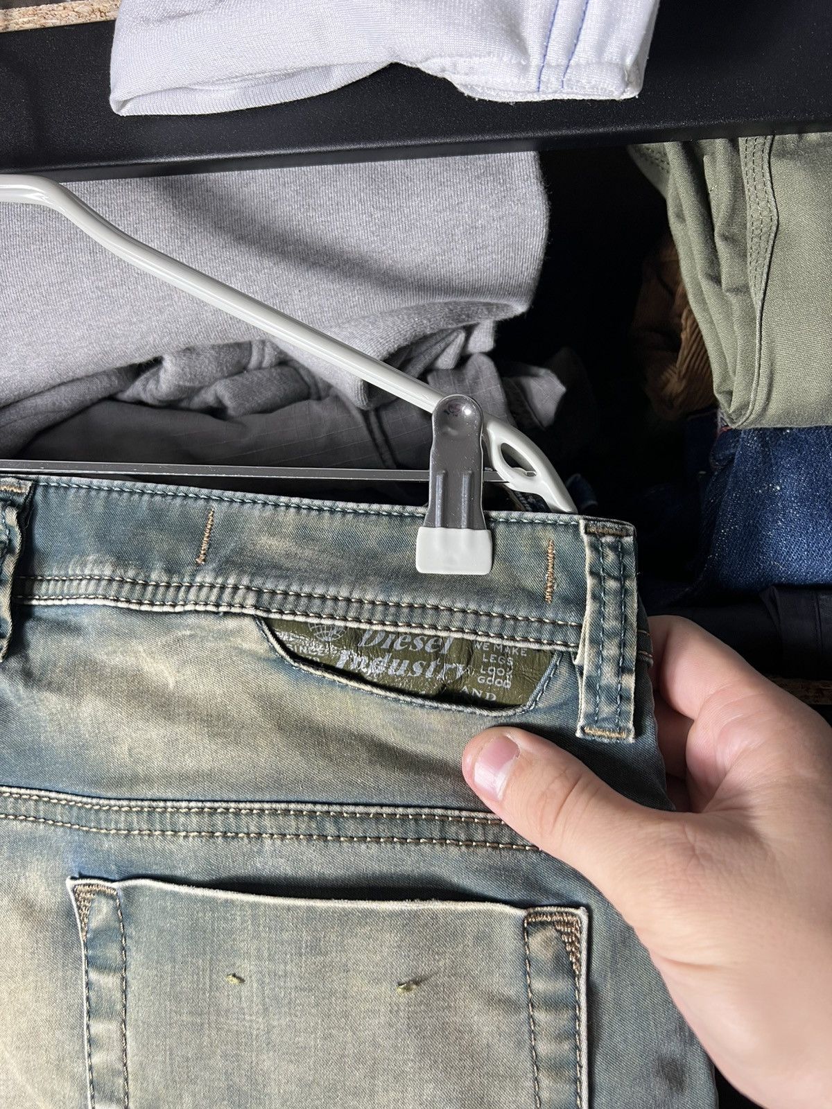 👖 Diesel Safado Regular Slim Straight Jeans Made in Italy