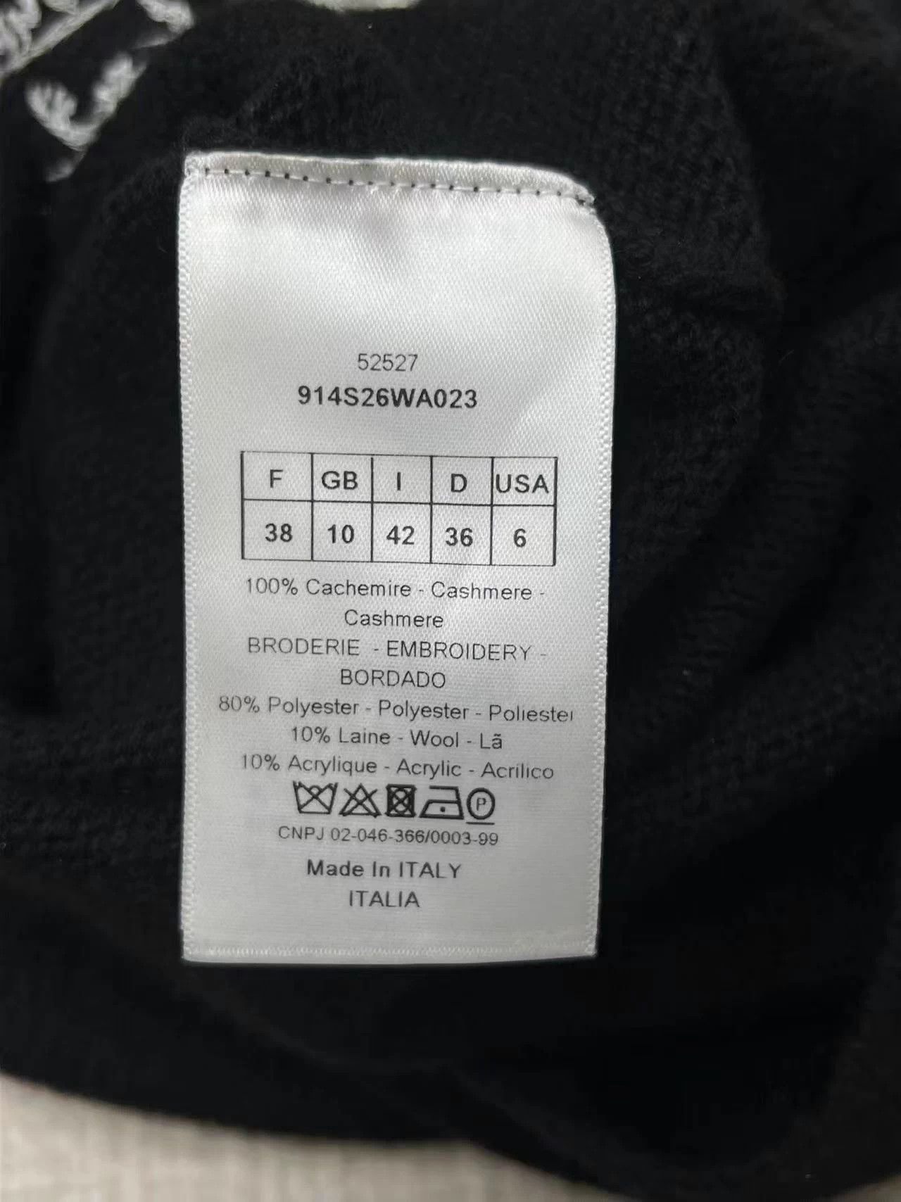 Dior Dior Zodiac Cashmere Hoodie B92 S38 L52cm Size S / US 4 / IT 40 - 5 Thumbnail