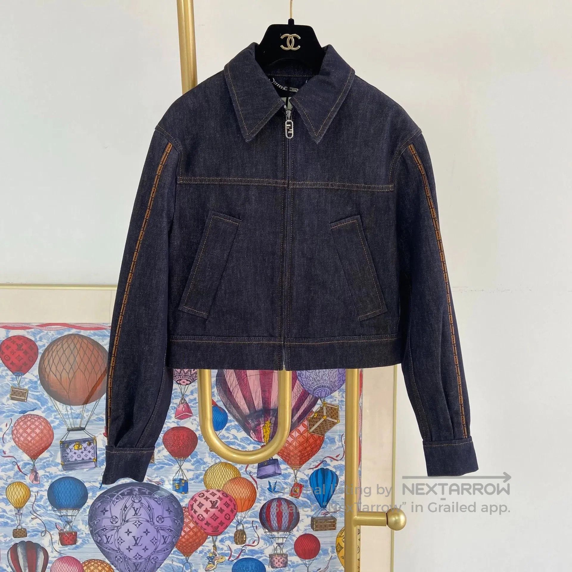 Fendi Fendi Dark Blue Denim Jacket. Size XS / US 0-2 / IT 36-38 - 2 Thumbnail