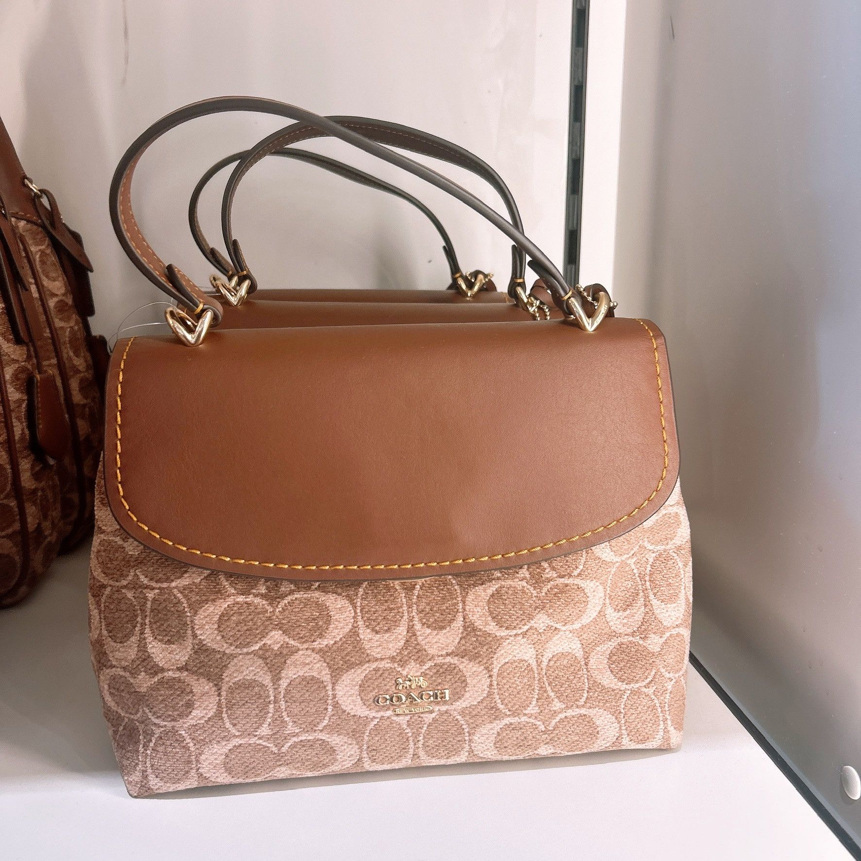 Coach Emory Top Handle Bag In Signature Chenille CDB08 Size ONE SIZE - 1 Thumbnail