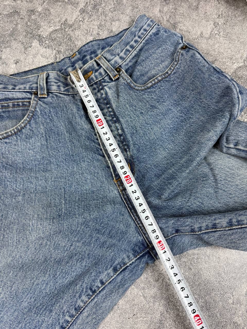 Armani Vintage 90's Armani Jeans Metal Logo Blue Denim Comfort fit Size US 29 - 18 Thumbnail