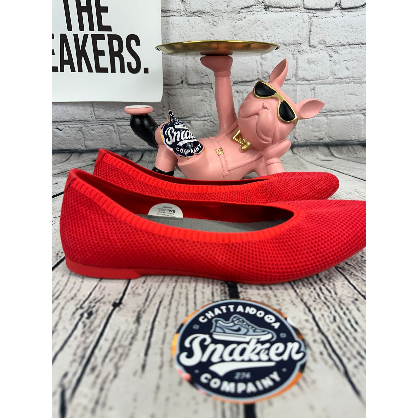 Allbirds Allbirds Tree Breezers Womens 7 Red Slip On Ballet Flats Size US 7 / IT 37 - 5 Thumbnail