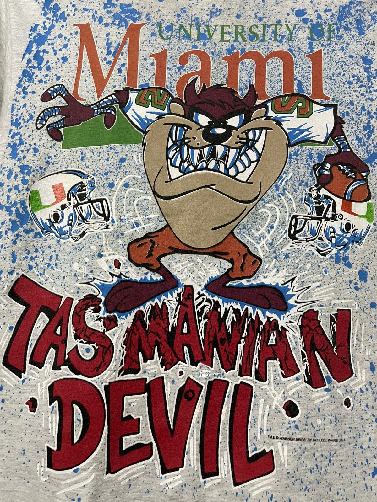 Vintage Vintage 90s Iconic Taz Manian Devil Ovp Pop Culture Tshirt Size US L / EU 52-54 / 3 - 9 Thumbnail