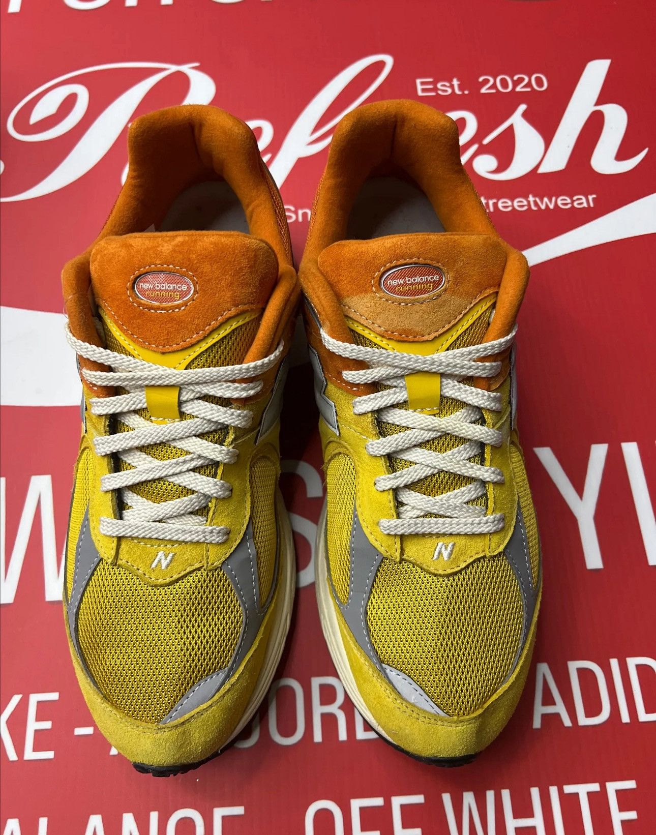 Nike NB2002R Orange/Yellow Size 12 Size US 12 / EU 45 - 4 Thumbnail