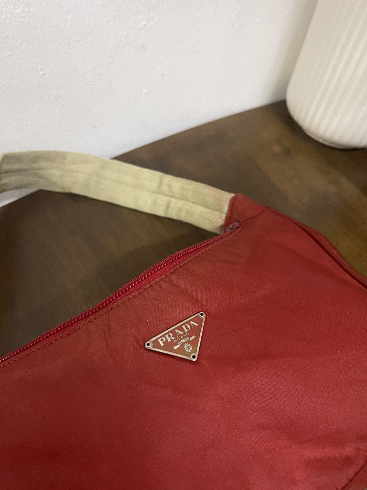 Prada VINTAGE PRADA TESSUTO SMALL HOBO BAG Size ONE SIZE - 17 Thumbnail