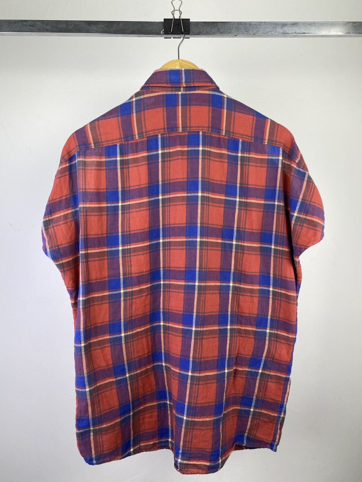 R13 R13 SS15 Zip Sleeve Plaid Flannel Shirt Italy Deconstructed Size US S / EU 44-46 / 1 - 2 Thumbnail