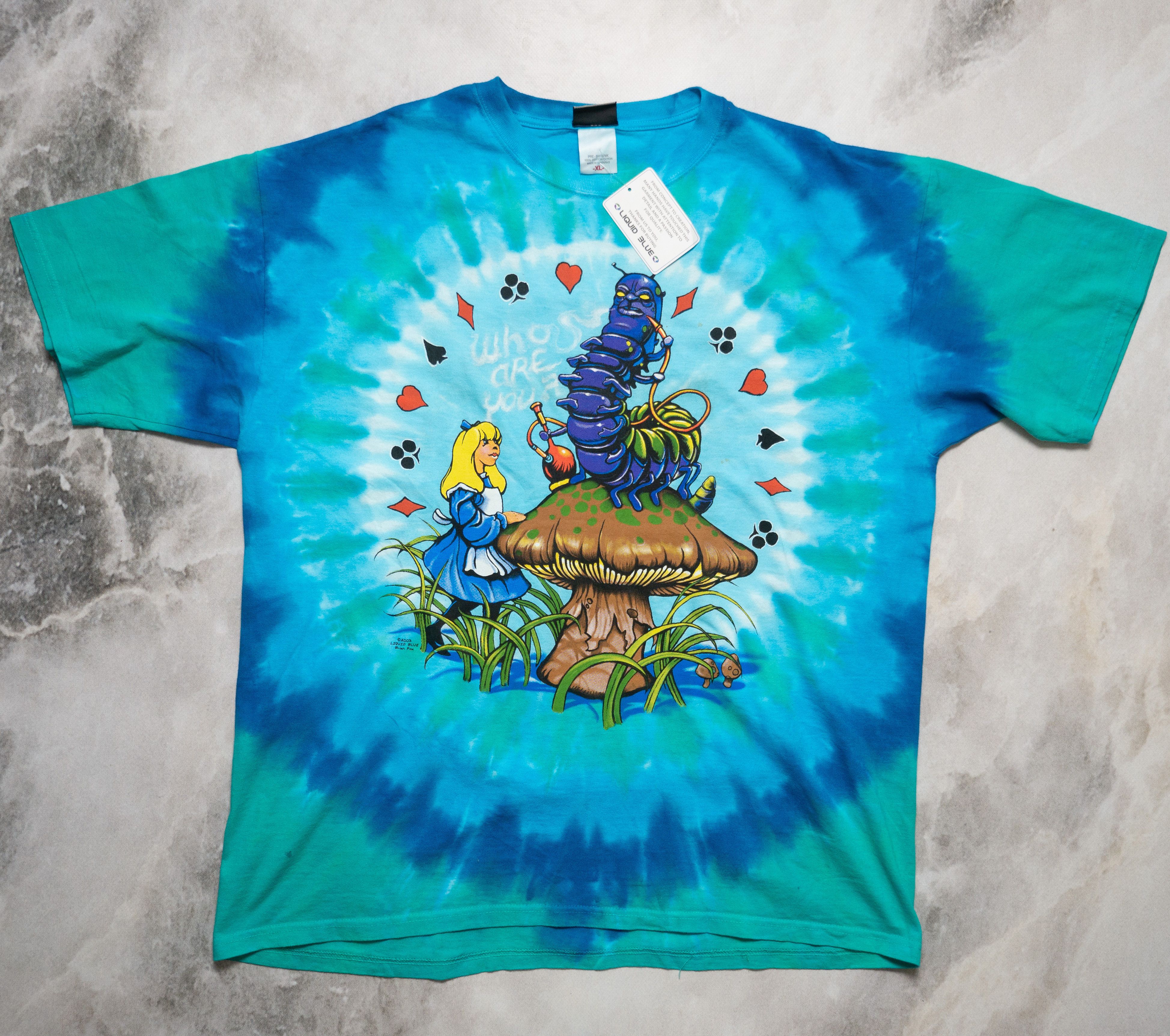 トップス 90s Alice in Wonderland MadHatter tee Vintage 90s Alice In Wonderland Mad Hatter Shirt | eBay
