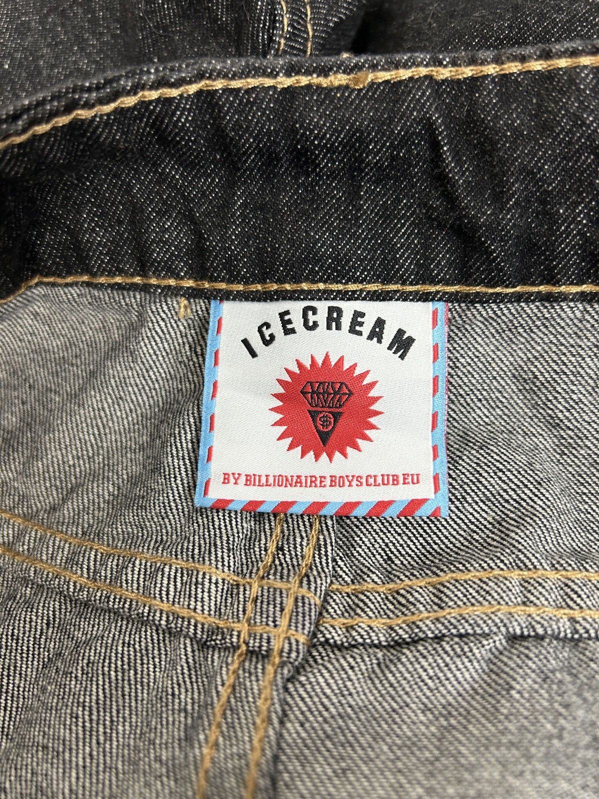 Billionaire Boys Club Ice Cream By Billionaire Boys Club Running Dog Denim Shorts Size US 34 / EU 50 - 9 Thumbnail