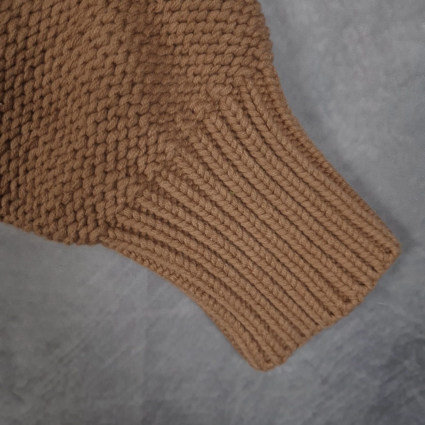 Free People Free People Sweater Womens Large Brown V-Neck Oversized Pullover Knits Chunky Knit Casual Fall Winter Size L / US 10 / IT 46 - 7 Thumbnail