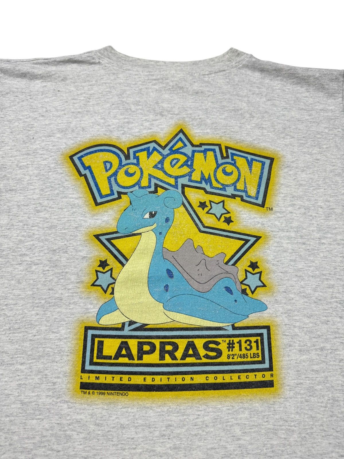 Pokemon Vintage 1999 Pokemon Lapras Tee Shirt Size US S / EU 44-46 / 1 - 3 Thumbnail