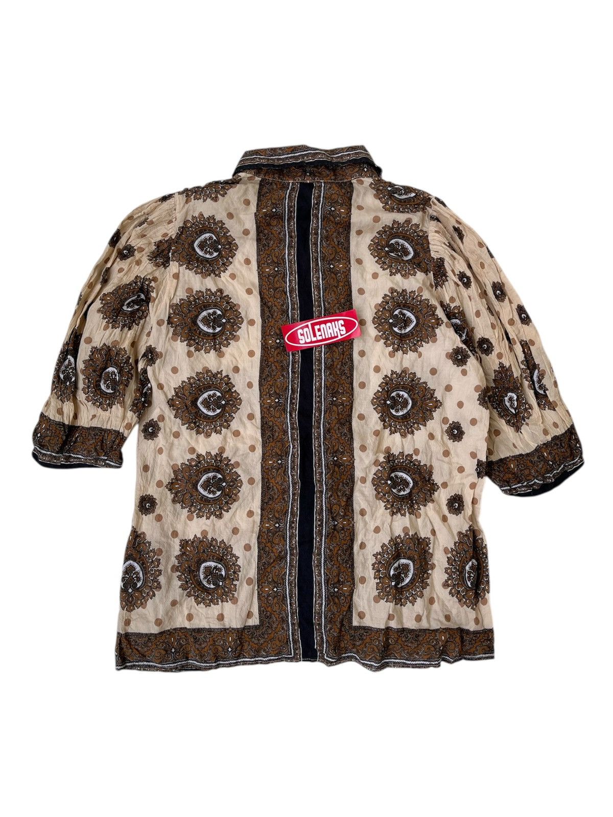 Sandro Sandro Paris Paisley Puff Blouse shirt Size S / US 4 / IT 40 - 5 Thumbnail