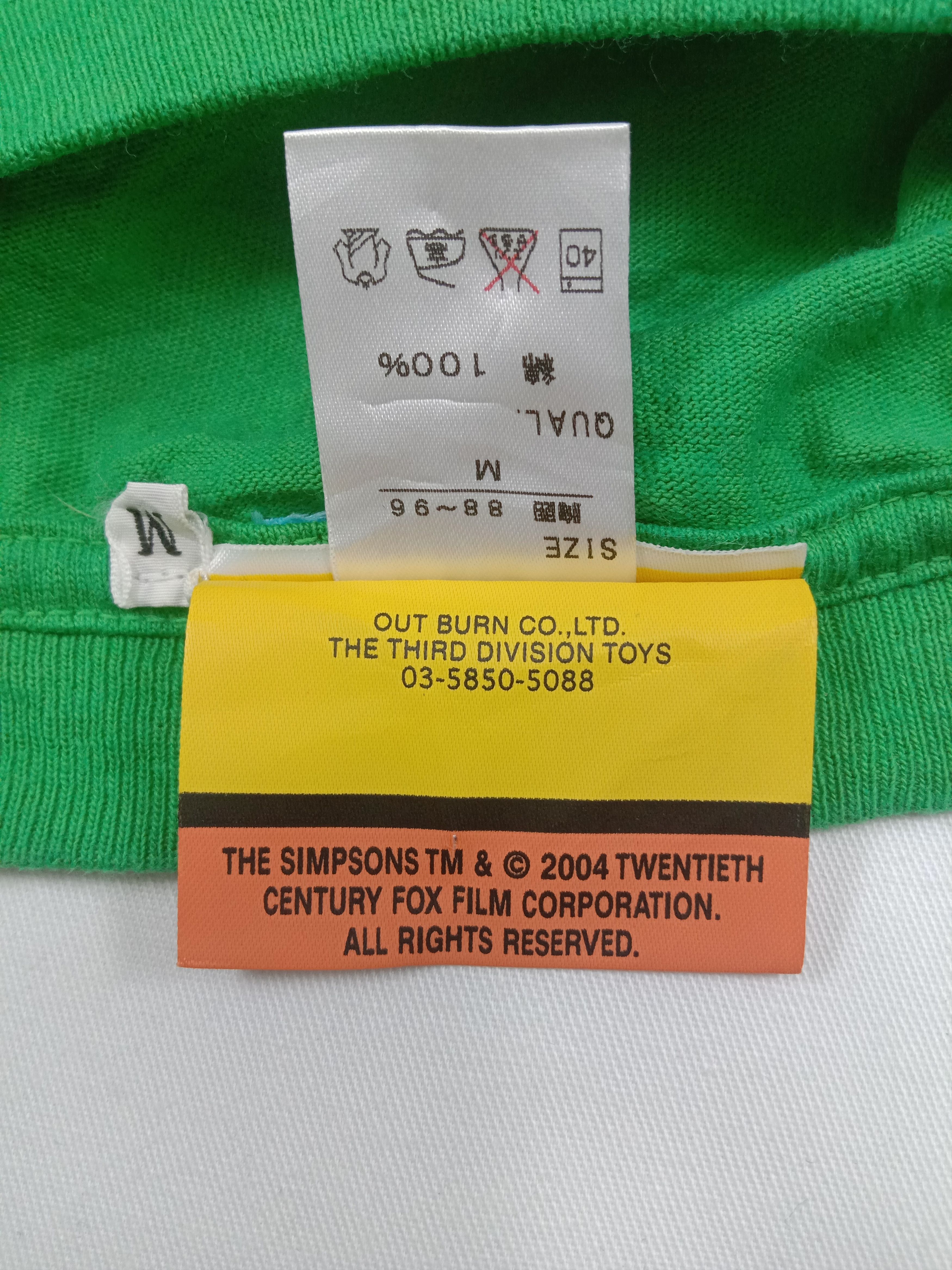 Vintage Vintage The Simpsons x Bart Simpson T Shirt Size US M / EU 48-50 / 2 - 6 Thumbnail