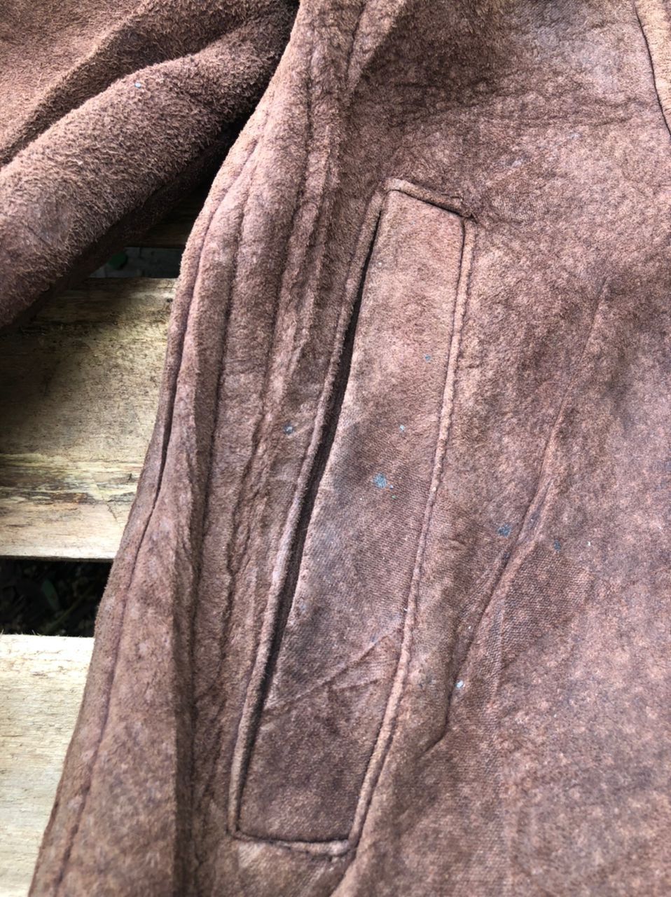 If Six Was Nine Vintage Fur Moleskin Leather Jacket Unbrand Size US S / EU 44-46 / 1 - 7 Thumbnail