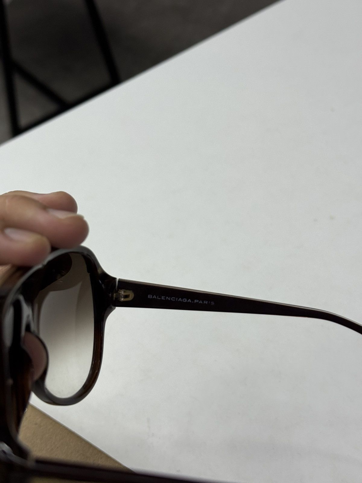 Balenciaga Balenciaga Aviator Sunglasses Brown Size ONE SIZE - 5 Thumbnail