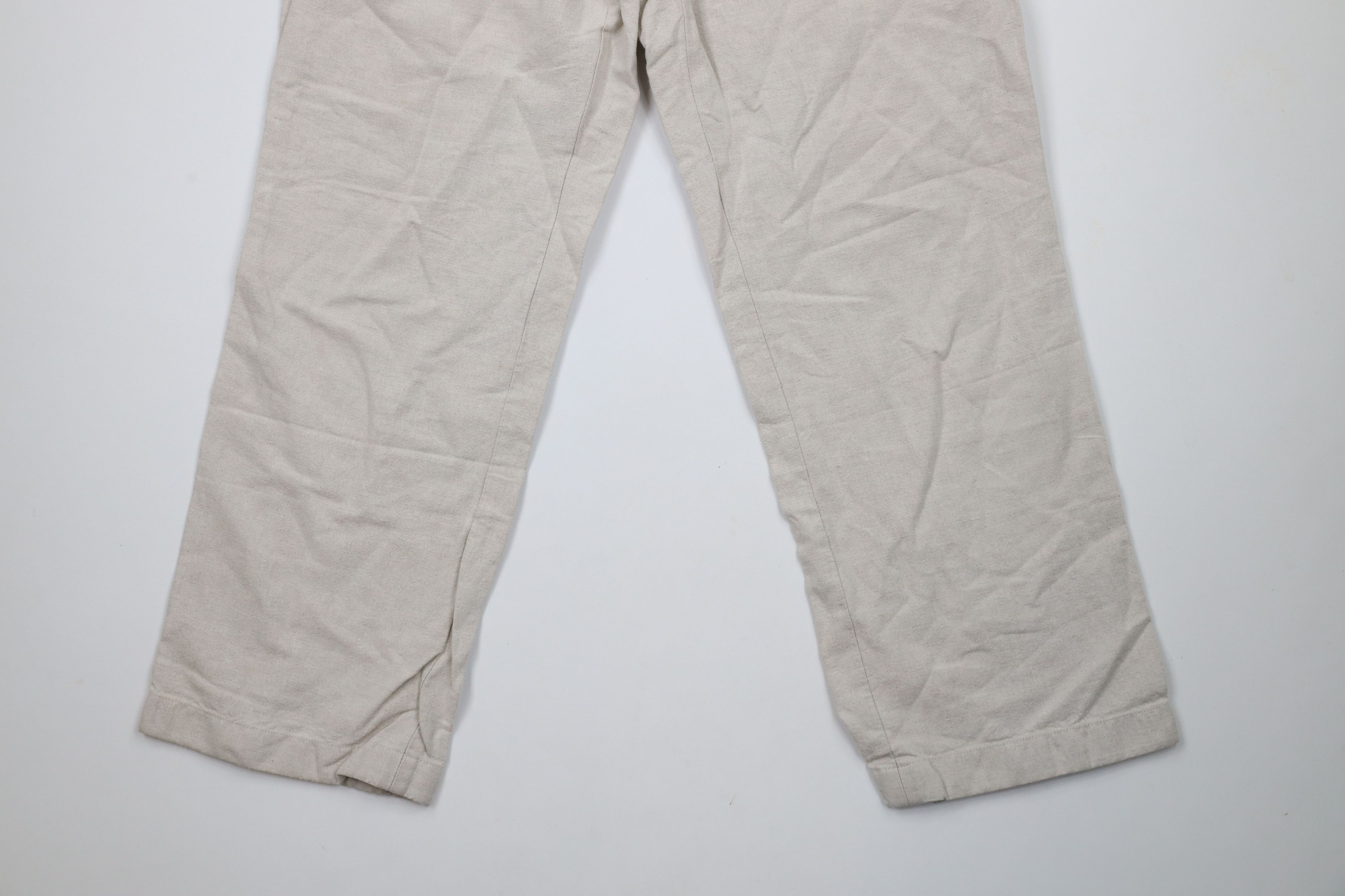 Vintage Vintage 90s Streetwear Wide Leg Harem Beach Pants Beige Size US 32 / EU 48 - 4 Thumbnail