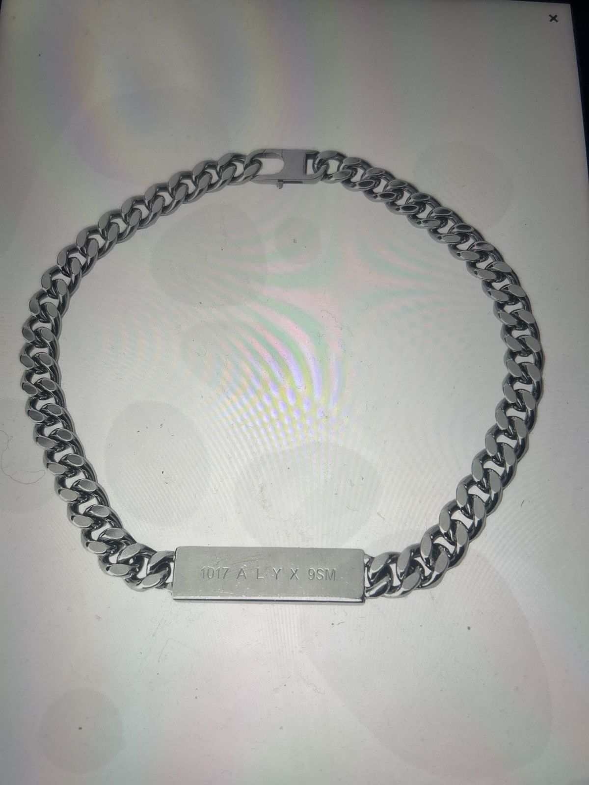1017 ALYX 9SM Alyx logo necklace chain chunky Matthew Williams Size ONE SIZE - 4 Thumbnail