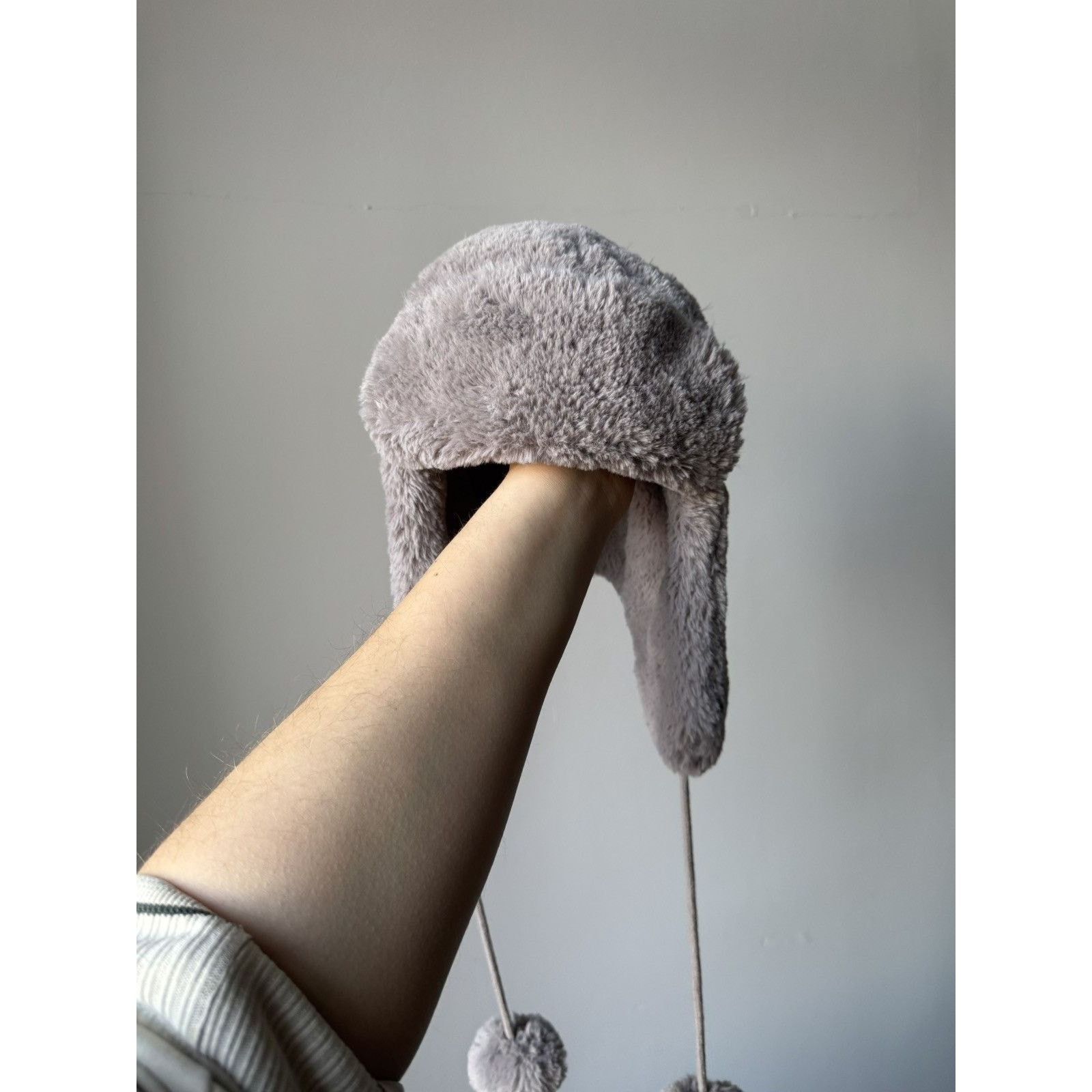 Other Y2K Ushanka Fur Fuzzy Hat Avantgarde Size ONE SIZE - 2 Thumbnail