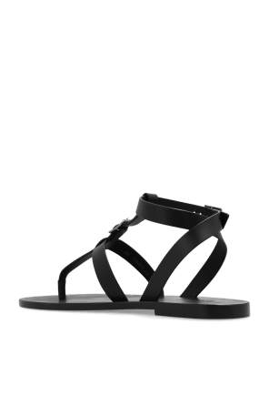 Saint Laurent Paris oc11z1125 Flat Sandals in Black Size US 9 / EU 42 - 5 Thumbnail