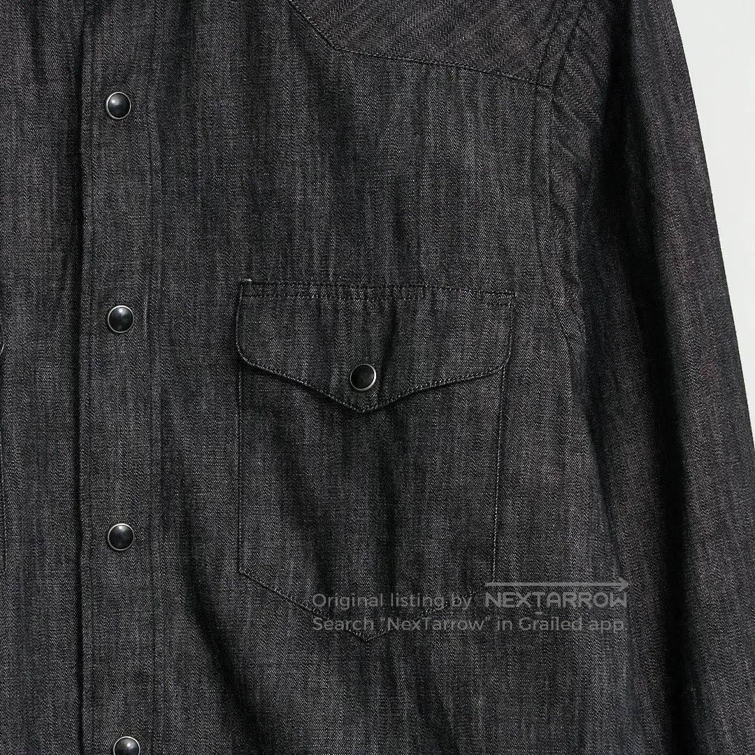 Saint Laurent Paris Authentic Saint Laurent Men's Logo Denim Shirt. Size US M / EU 48-50 / 2 - 3 Thumbnail