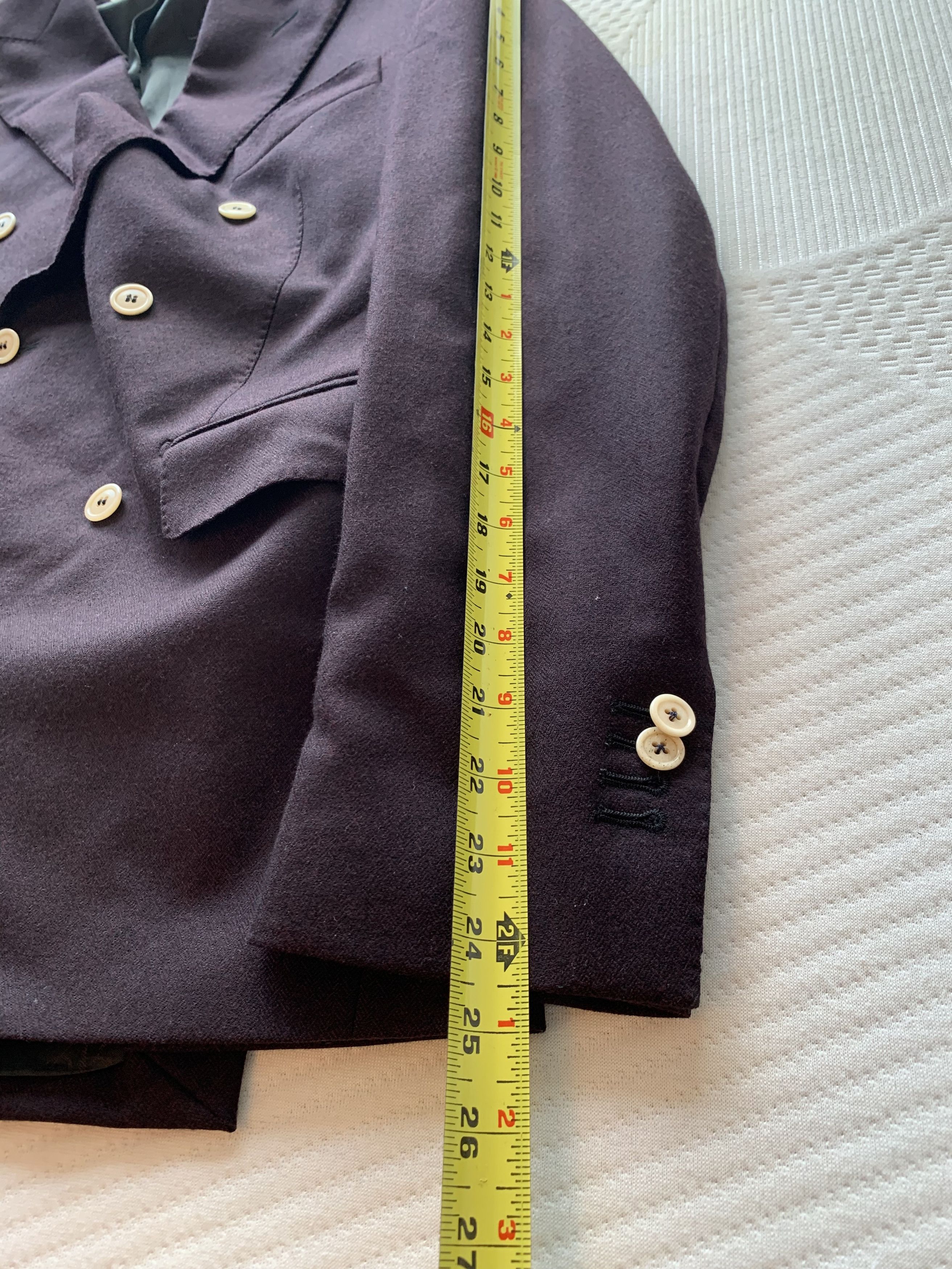 Sartoria Rossi Sartoria Rossi Blazer Zegna Cloth Double Breasted Italy Size 38R - 9 Thumbnail