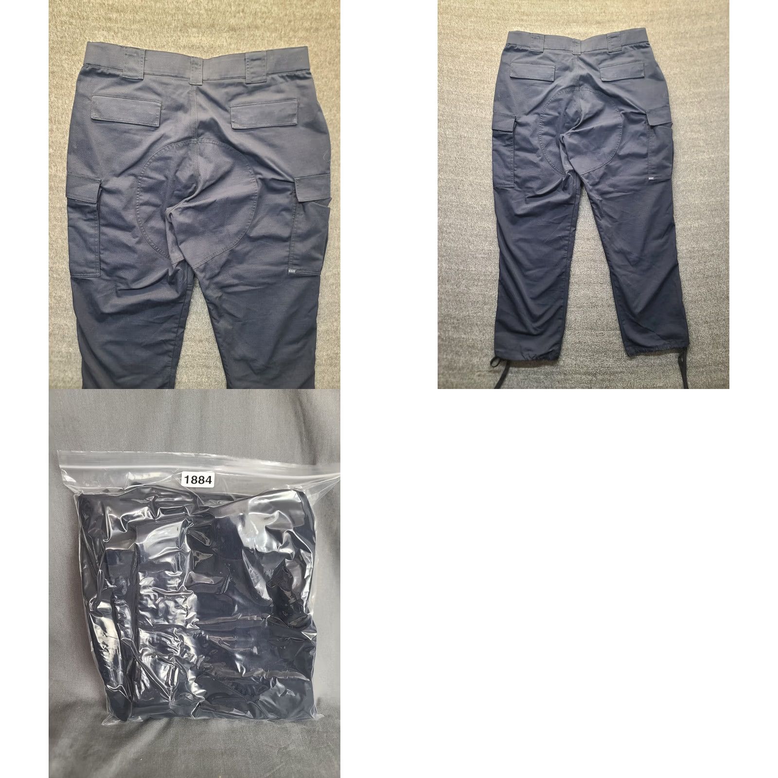 Vintage 5.11 Tactical Pants Mens 38x32 Regular Fit Taclite TDU Ripstop Cargo Straight Inseam 32 Black Size US 38 / EU 54 - 10 Thumbnail