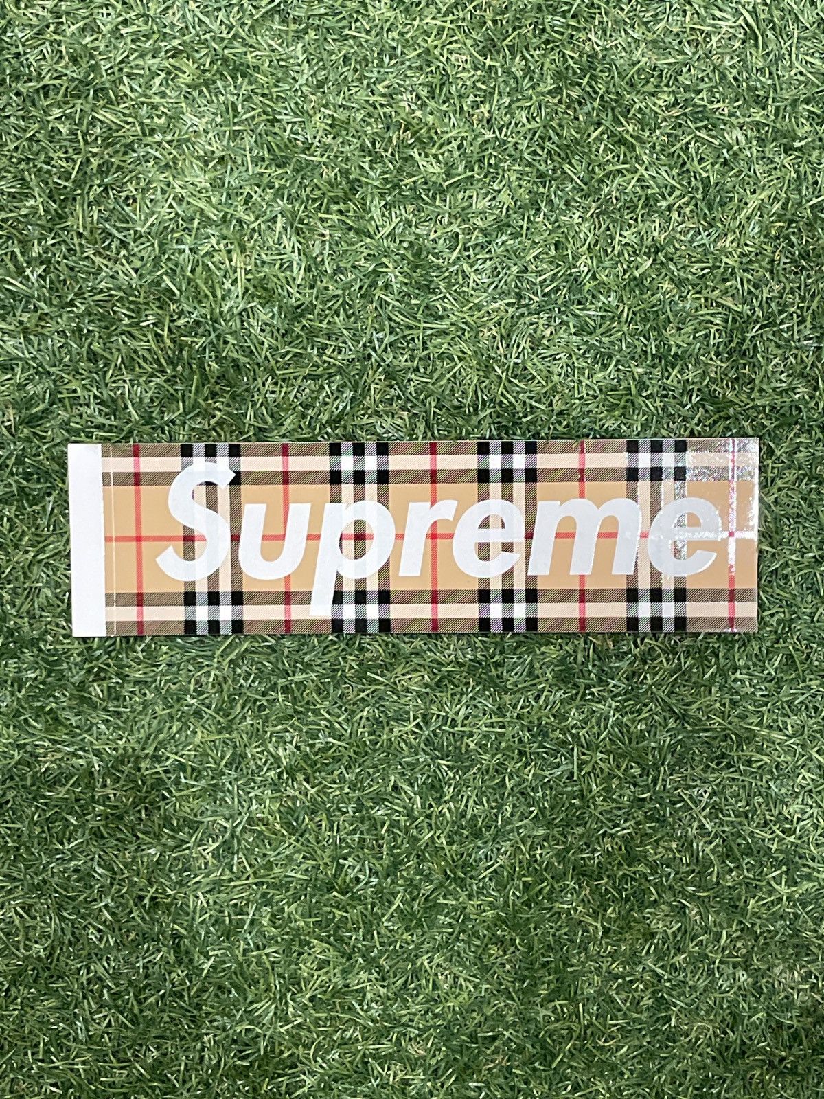 Supreme Supreme Burberry Box Logo Beige Size ONE SIZE - 1 Preview