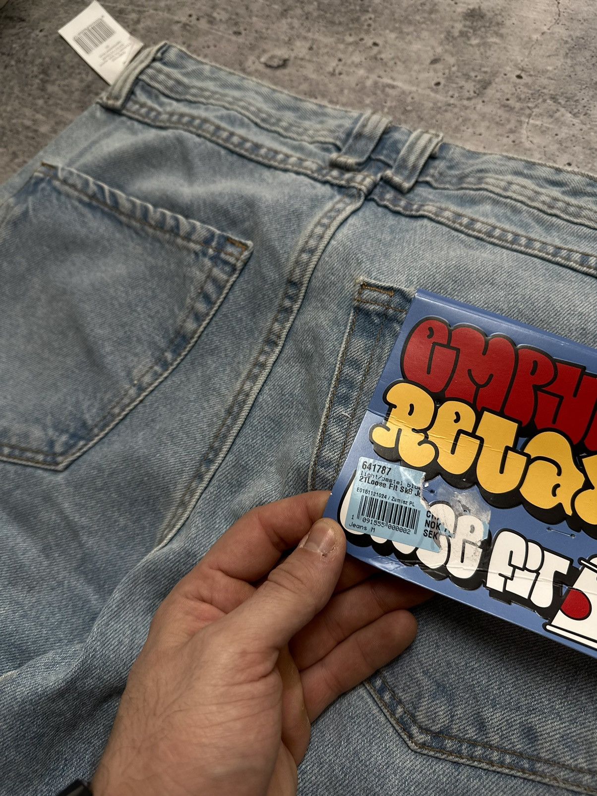 Empyre Empyre Polar Sk8 Loose Fit Y2K Casual Hip-Hop Rap Jeans Size US 30 / EU 46 - 5 Thumbnail