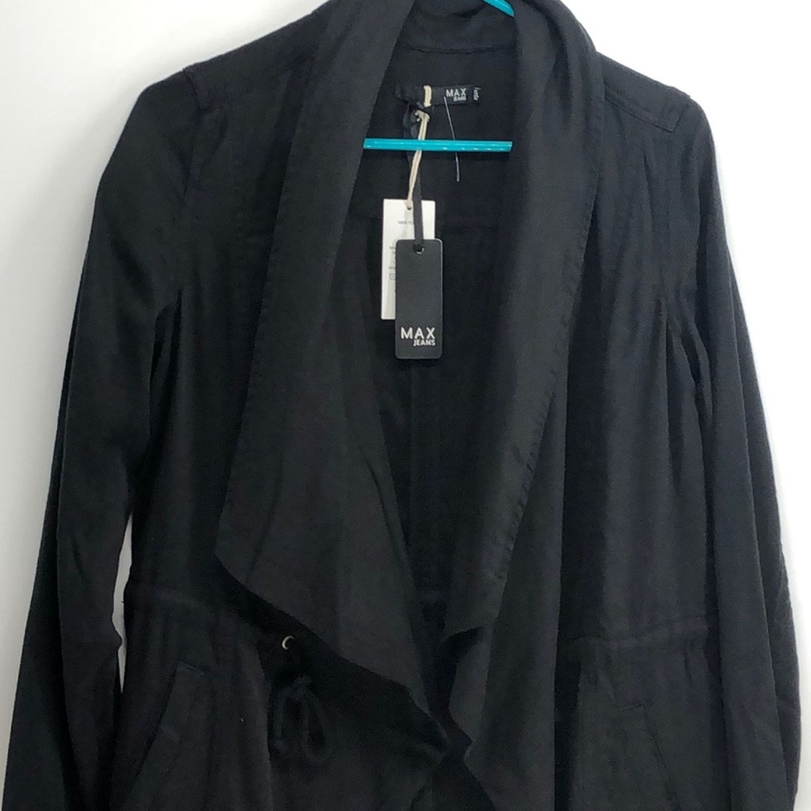 Other Max jeans jacket, duster open front black rocker western XS Size XS / US 0-2 / IT 36-38 - 3 Thumbnail