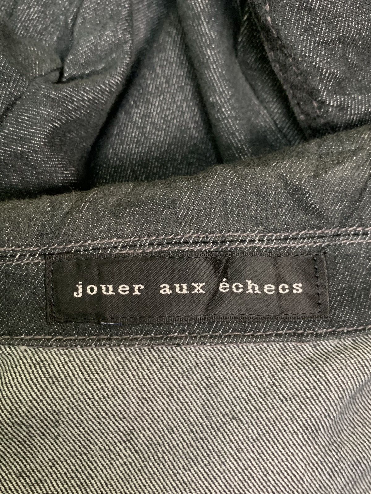 Other Rare Design Jouer Aux Echecs Denim Jackets Size M / US 6-8 / IT 42-44 - 4 Thumbnail