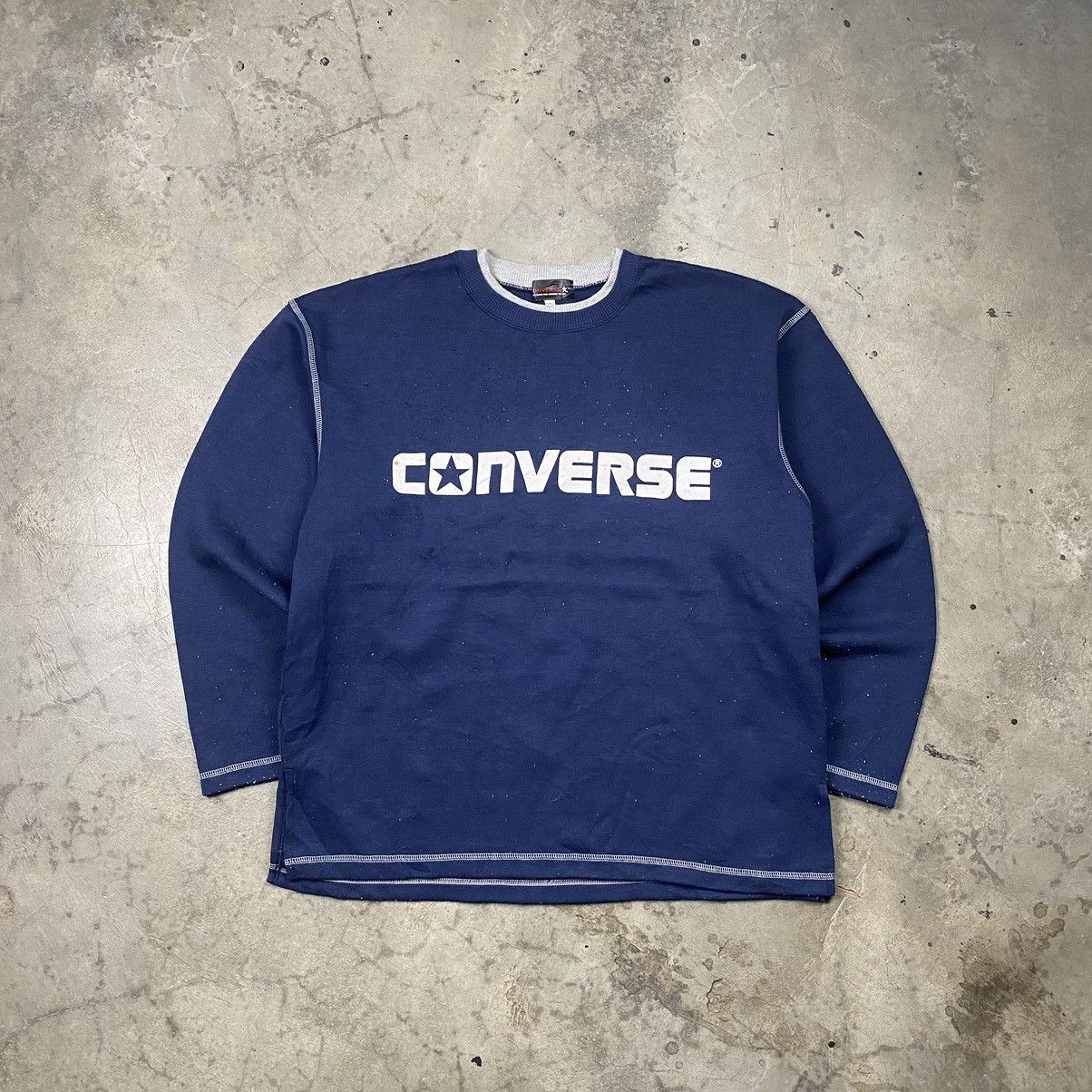 Converse × Vintage 90s Converese Crewneck Size US L / EU 52-54 / 3 - 1 Thumbnail