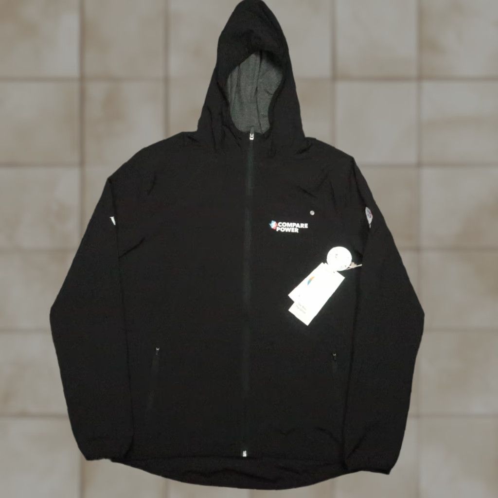 Vuori Vuori Jacket Mens Medium Black Outdoor Trainer Shell Full Zip Hooded NWT Size US M / EU 48-50 / 2 - 1 Thumbnail