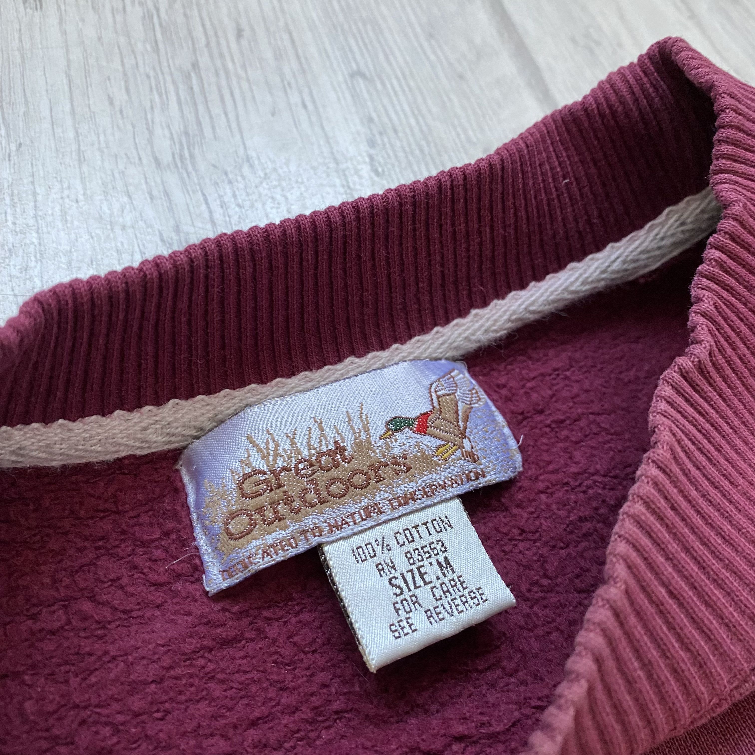 Carhartt Vintage 80s Great outdoors Fishing heavy boxy sweatshirt Size US M / EU 48-50 / 2 - 7 Thumbnail