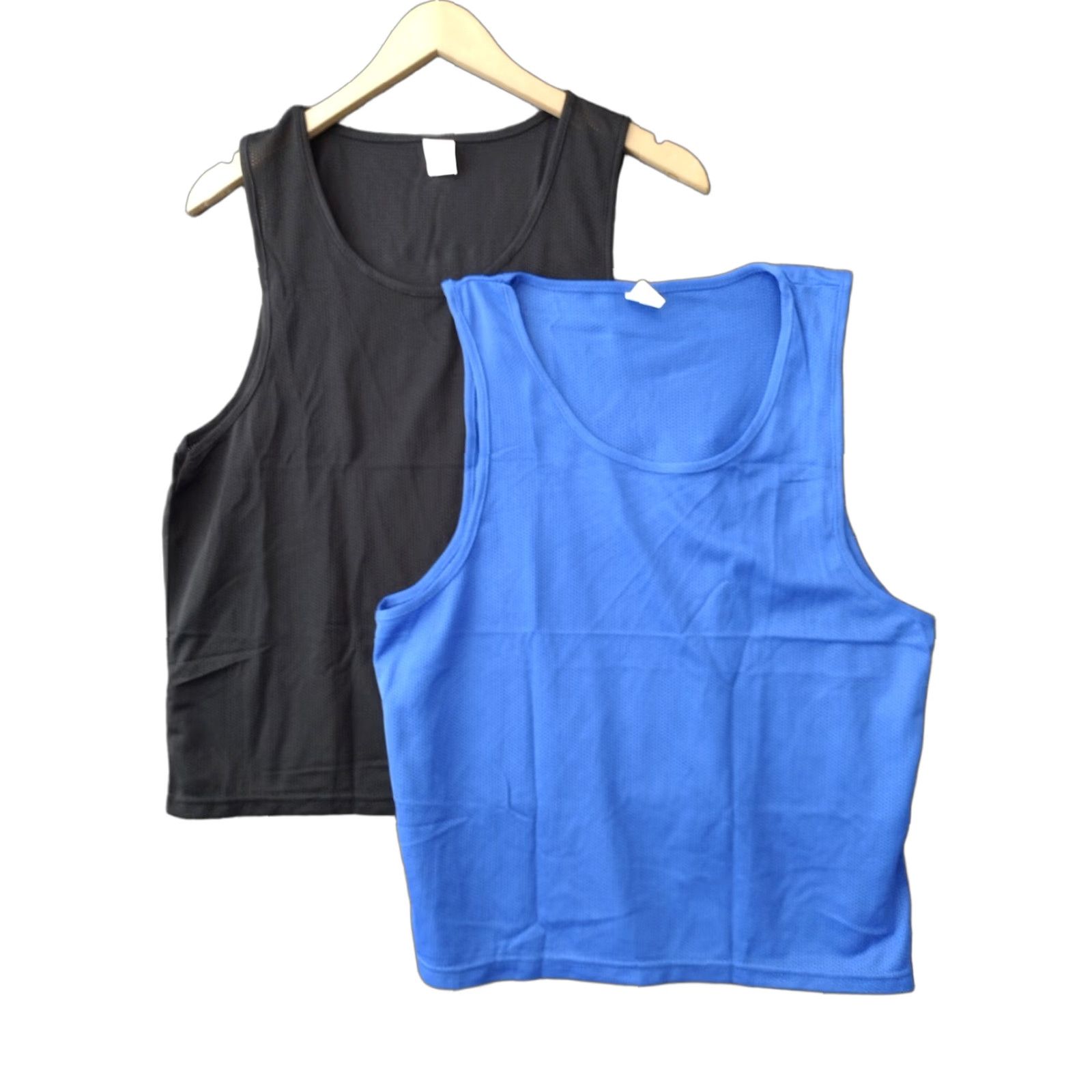 Nike VINTAGE Unbranded Women's Tank Shirt 2-Pack M Blue/Black Round Neck Sleeveless Basic Casual Nike Women Size M / US 6-8 / IT 42-44 - 1 Thumbnail