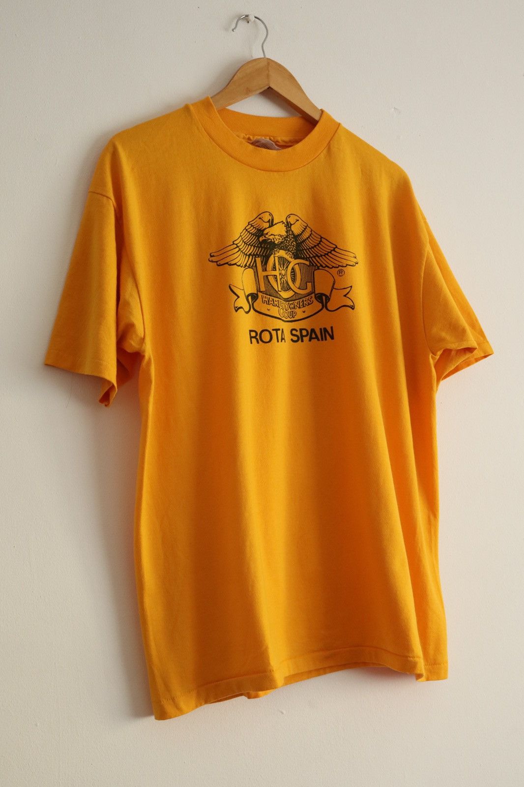 Harley Davidson × Vintage Vintage 80’s Harley Owners Group Rota Spain tee Size US XL / EU 56 / 4 - 4 Thumbnail