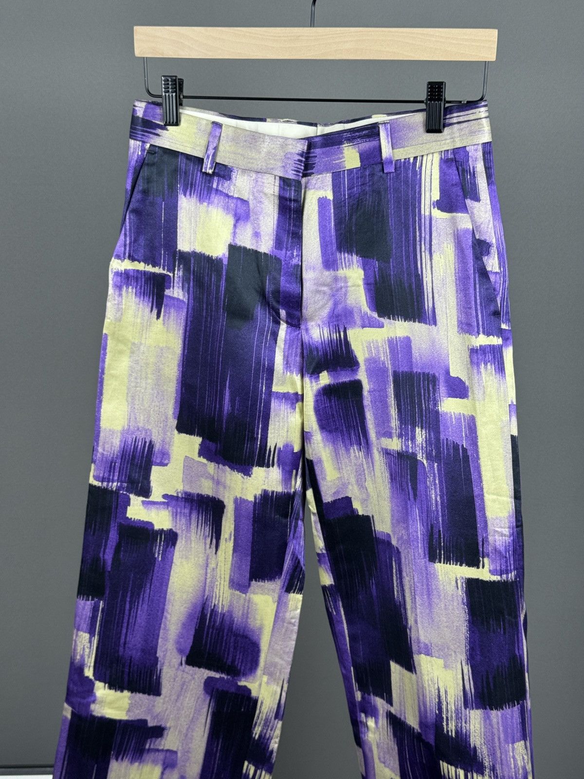 Dries Van Noten Wmns Dries Van Noten Silk Pants Size 36" / US 14 / IT 50 - 2 Thumbnail