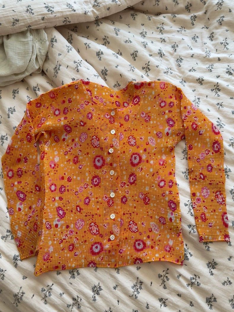Issey Miyake issey miyake size:2 Showa Flower blouse 2505-Nextarrow Size XXS / US 00 / IT 34 - 1 Thumbnail