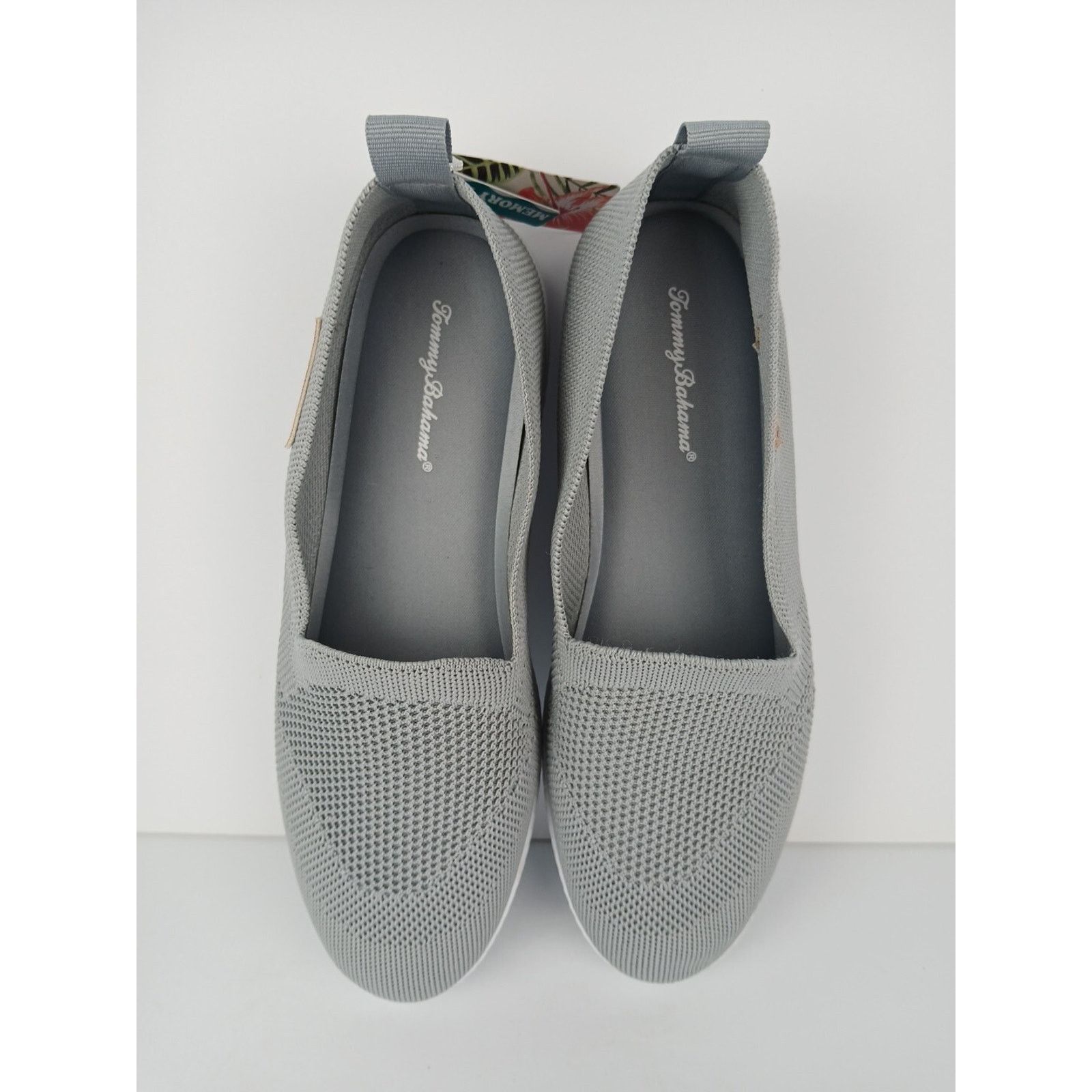 Tommy Bahama Tommy Bahama Gray Knit Slip On Casual Shoes Women’s Sz 9.5 Size US 9.5 / IT 39.5 - 10 Thumbnail