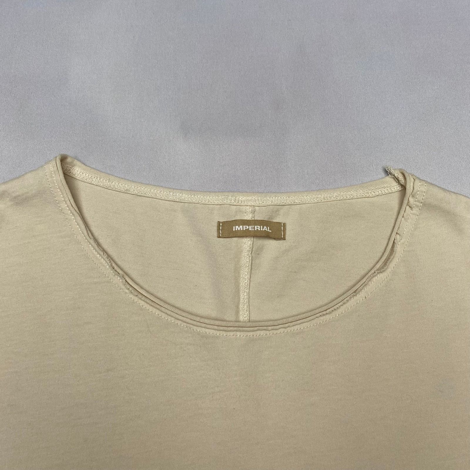 Imperial Imperial Curve Hem Short Sleeve T Shirt Small Made in Italy Size US S / EU 44-46 / 1 - 4 Thumbnail