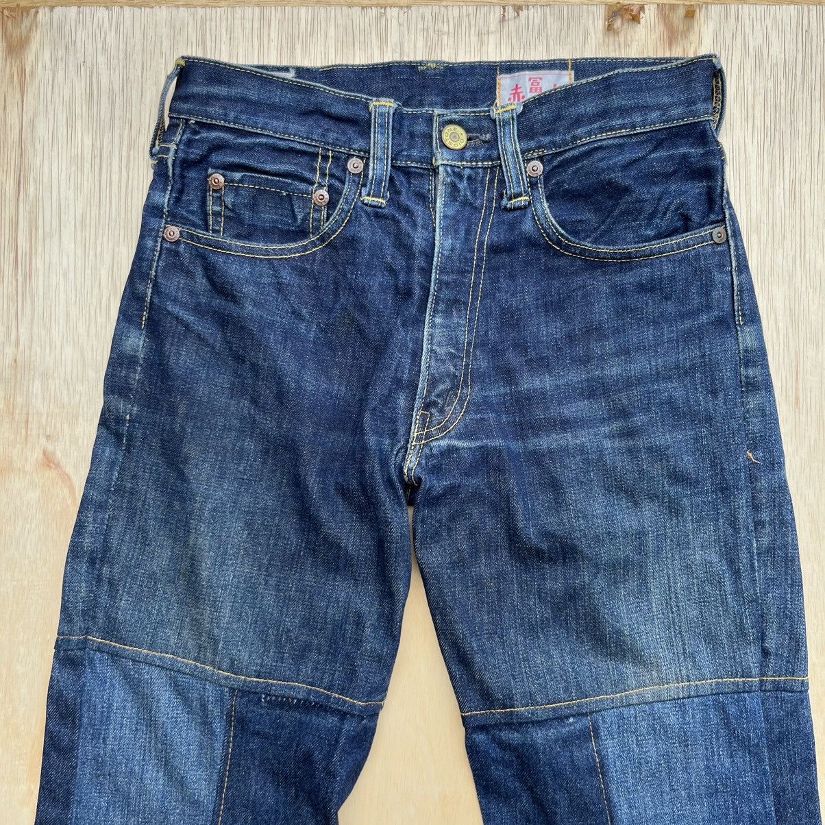 Tornado Mart VINTAGE 70s BIGSTONE GENUINE INDIGO DENIM USA BELL BOTTOM Size 27" / US 4 / IT 40 - 4 Thumbnail