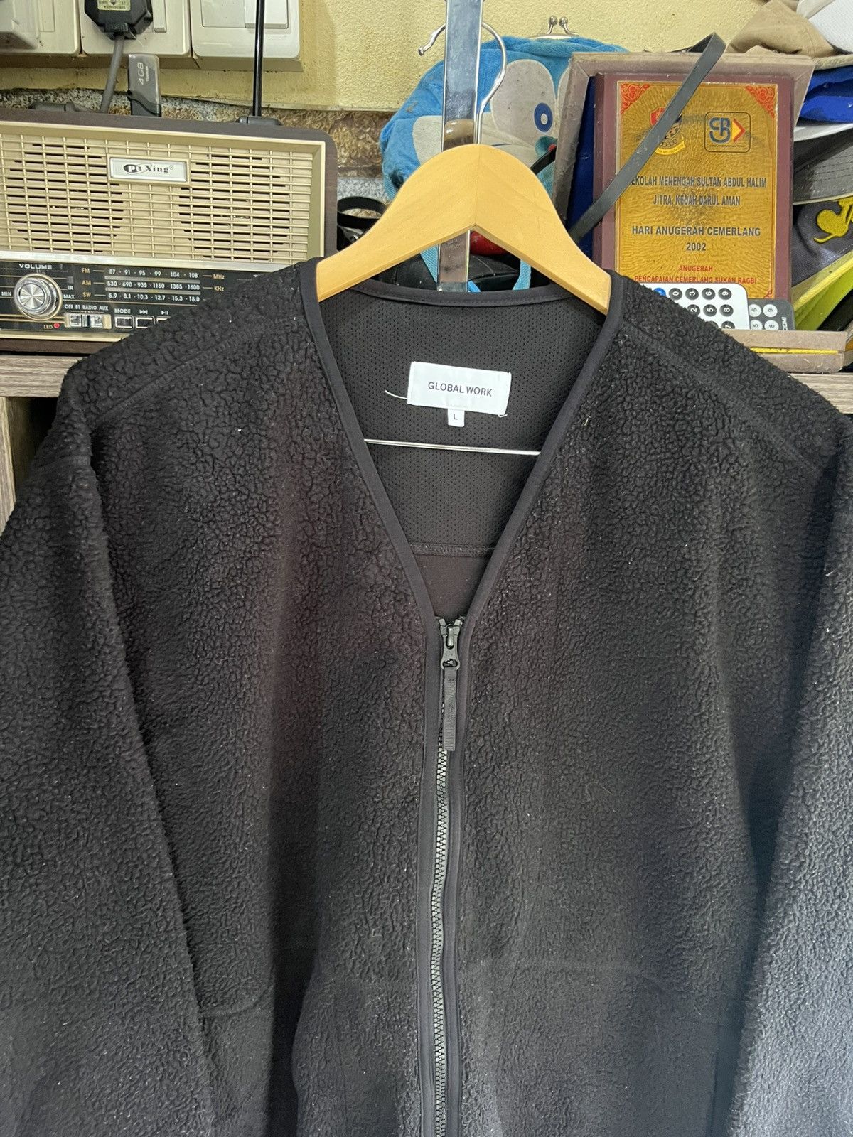 Global Work 🔥Global Work Deep Pile Sherpa Zipper Jacket Size US XL / EU 56 / 4 - 4 Thumbnail