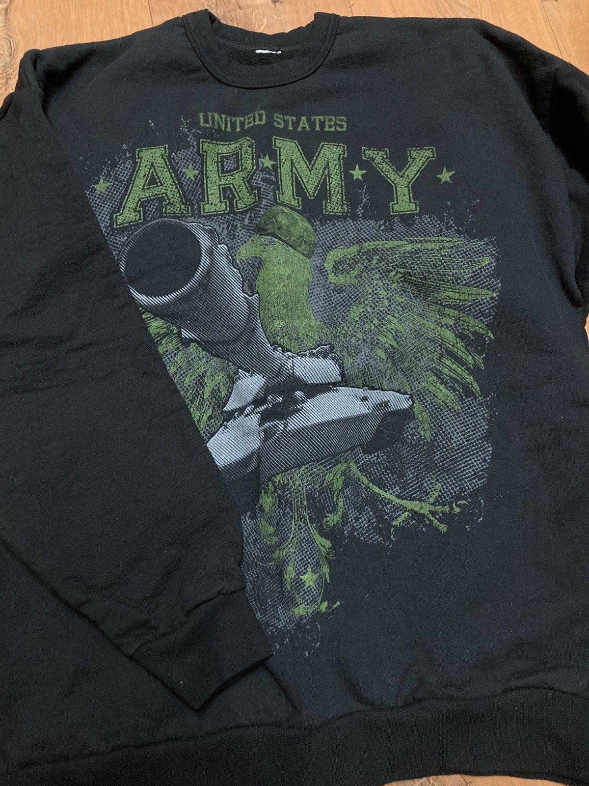 Vintage 90s Army United States Sweater Vintage Tank Graphic Size US L / EU 52-54 / 3 - 5 Thumbnail