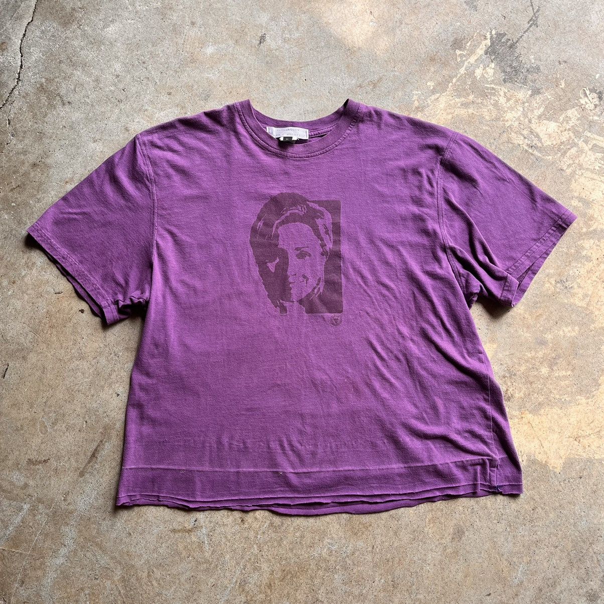 image of Archival Clothing x Marc Jacobs Crazy Vintage Marc Jacobs Hillary Clinton Designer Tee in Purple (S