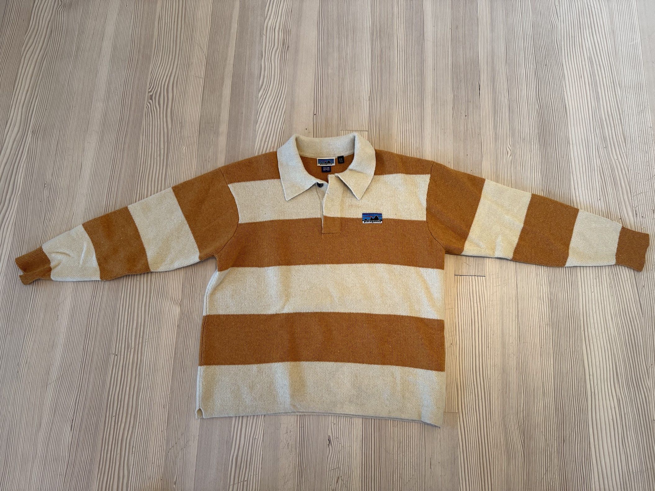 50th anniversary wool-blend rugby sweater